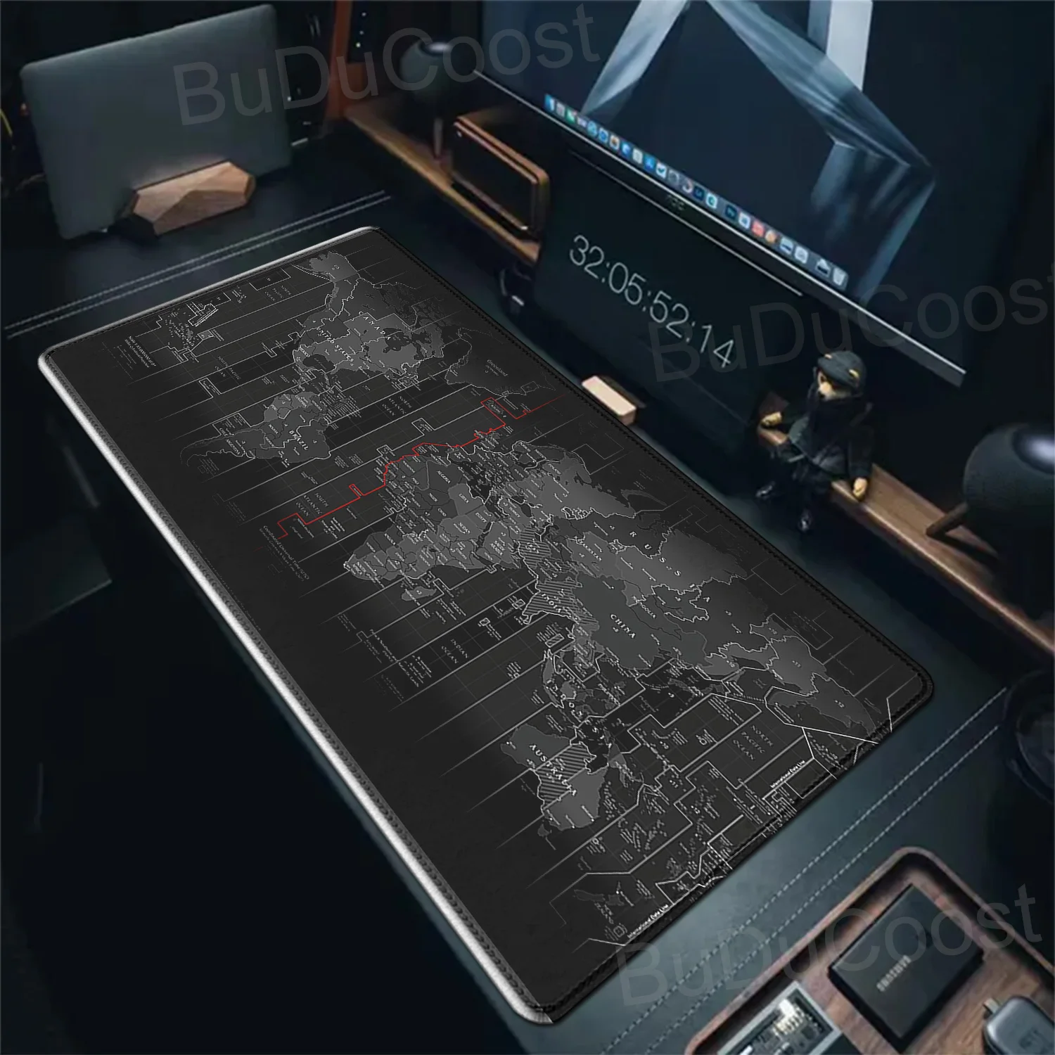 

Mouse Pad Large Map Desk Mats WESAPPA Gaming Mousepads Office Table Decor Keyboard Long Padding Notebook Gamer Mat