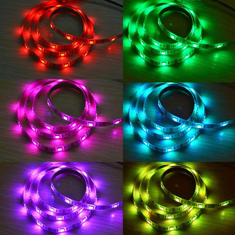 Vendita calda manuale Mini 3 tasti TV sfondo striscia luminosa Usb5v striscia luminosa TV sfondo striscia di luce Set