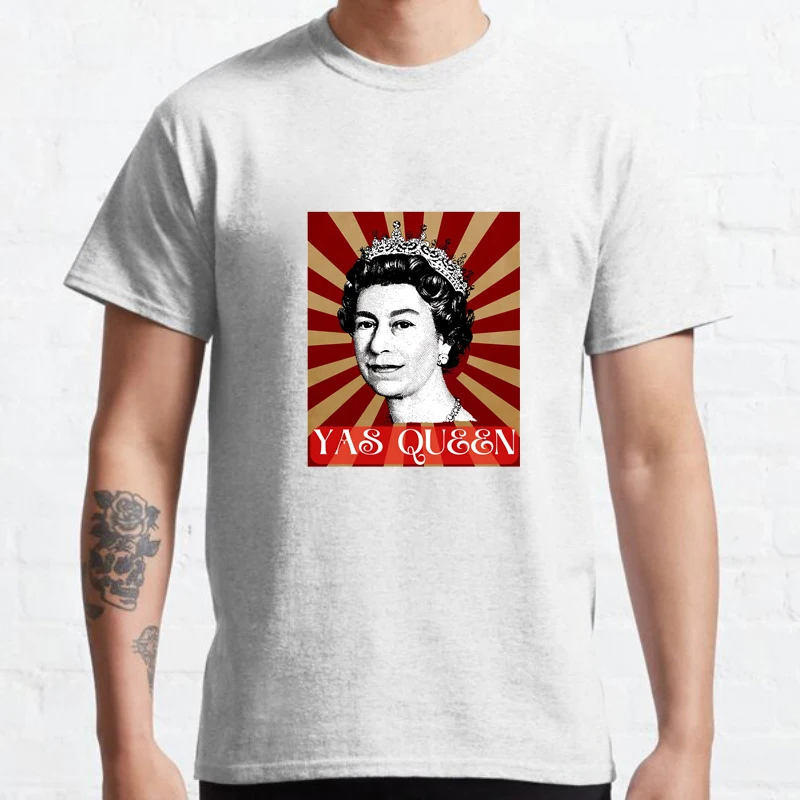 Rest In Peace Elizabeth II Printed T-shirt Tops Operation London Bridge London Bridge Is Down Death T shirt Long Live The Queen