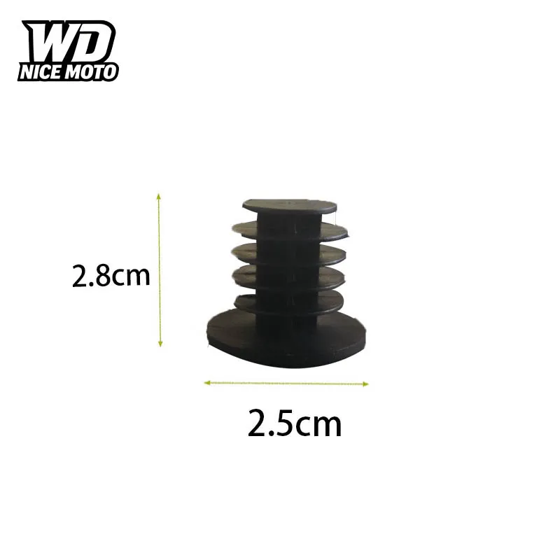WD NICE MOTO Universal ATV Motorrad Lenkerendkappen für 22mm und 24mm Lenkergriffe – Schutzstopfen für Z900 und Z800 – Detail 2