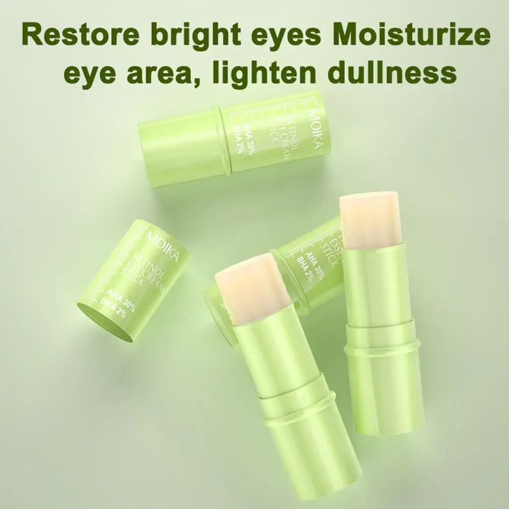 Crema de ojos antiarrugas con Retinol, crema antihinchazón, elimina la decoloración, hidratante, piel oscura, bolsas de línea de ojos, palo de cuidado, blanqueamiento fino Ci W1R8