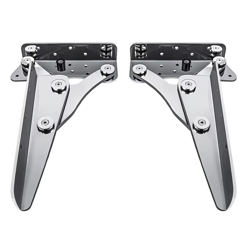 304 316 Stainless Steel Deck Ocean Sofa Bed Furniture Adjustable Folding Hinges with Teak