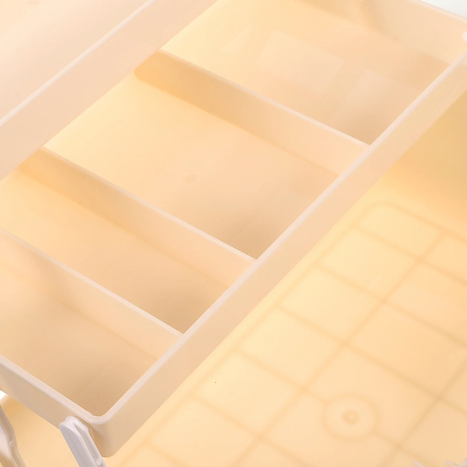 

Storage Box Makeup Organizer Multi-Layer Portable Clear Container Desk Stationery Jewelry Tool Accessories Holder