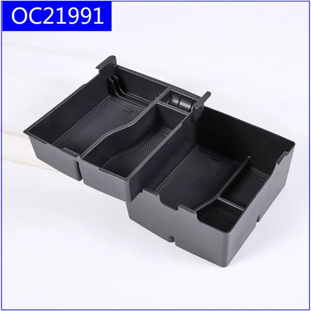 Car Center Console Armrest Storage Box For Ford Maverick 2022 Organizer Tray Compatible with ABS Interior Accessories