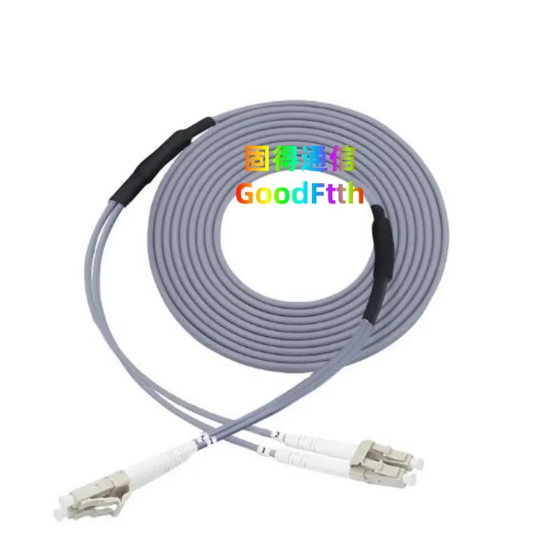 

Бронированный оптоволоконный патч-корд LC-LC 62.5/125 OM1 Duplex, 2 жилы, кабель GoodFtth