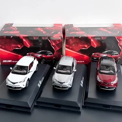 Diecast 1:43 Scale IZOA Alloy Car Model Collection Souvenir Static Display Ornaments Vehicle Decoration Toy Boy Holiday Gift