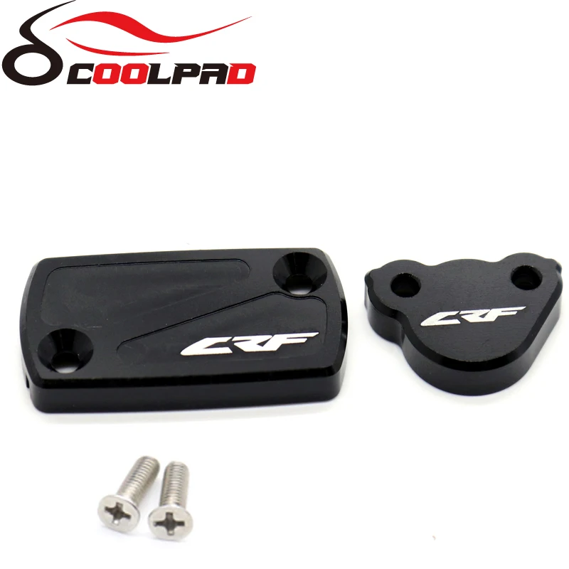 Front Rear Brake Fluid Reservoir Cover For HONDA CRF150R CRF250R CRF250X CRF450R CRF450X CRF 250 450 RX 450L Motorcycle CNC