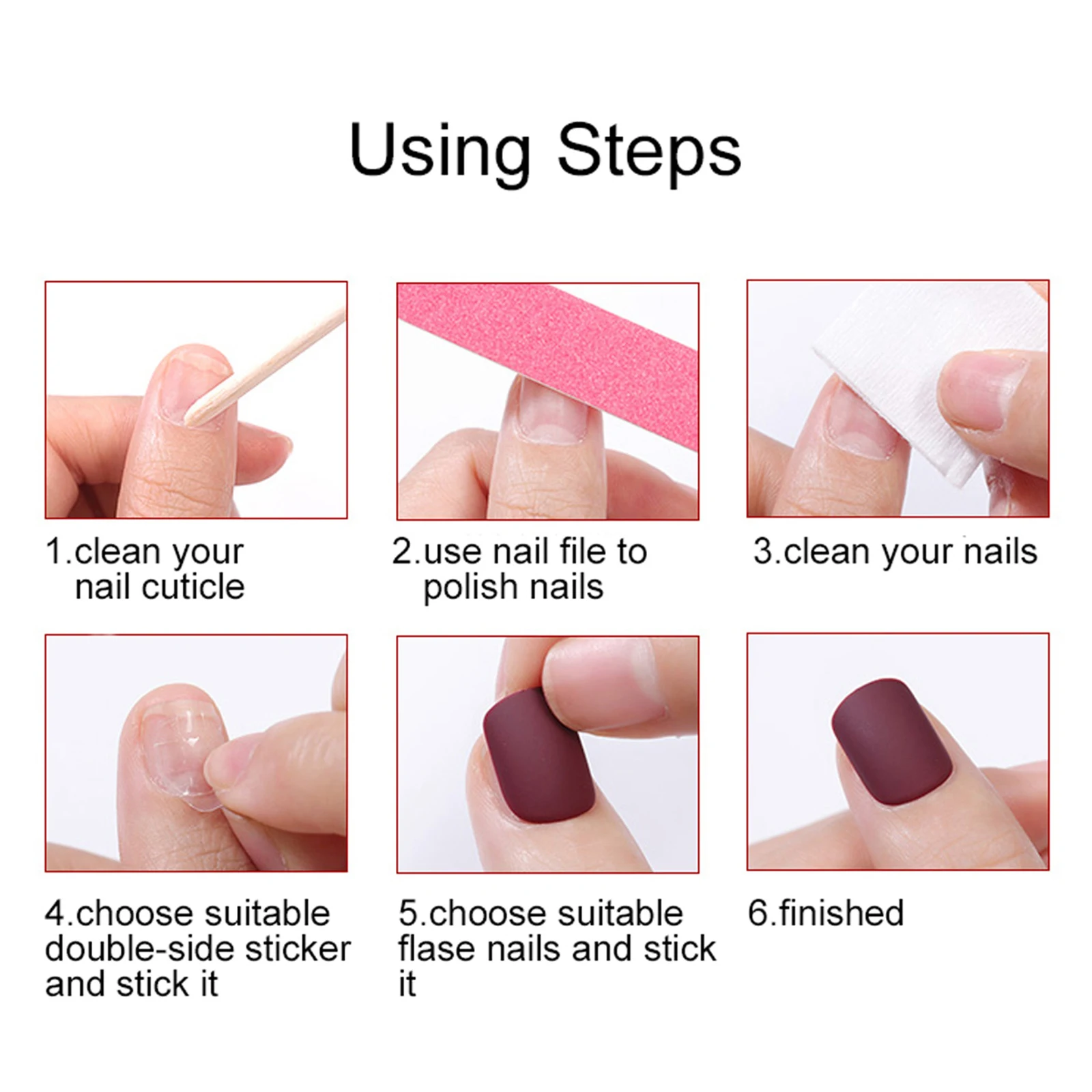 

100Pcs Extra Long Ballerina Fake Nails Full Cover Press on Nails Durable Plastic Material Safe for Skin Manicure