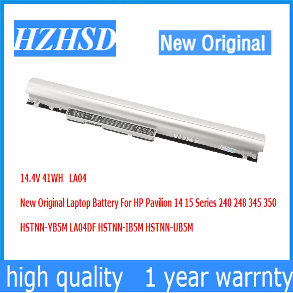 14.4V 41WH LA04 New Original Laptop Battery For HP Pavilion 14 15Series 240 248 345 350 HSTNN-YB5M LA04DF HSTNN-IB5M HSTNN-UB5M