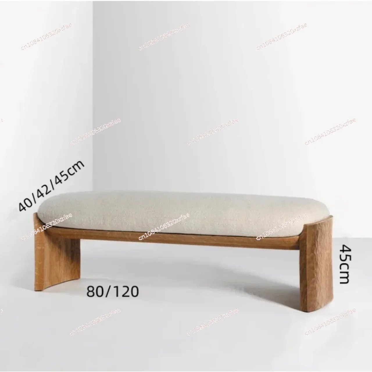 Bedroom Bed End Stool Comfort Cushion Home Furniture Door Bench Ottomans Nordic Solid Wood Shoe Changing Stools Living Room