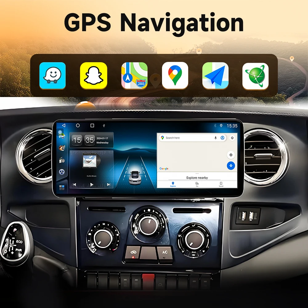 Android 16 Car Radio For Iveco Daily 2006 2007 - 2018 Navigation GPS Carplay Head Unit Multimedia Intelligent Systems DVD No 2di