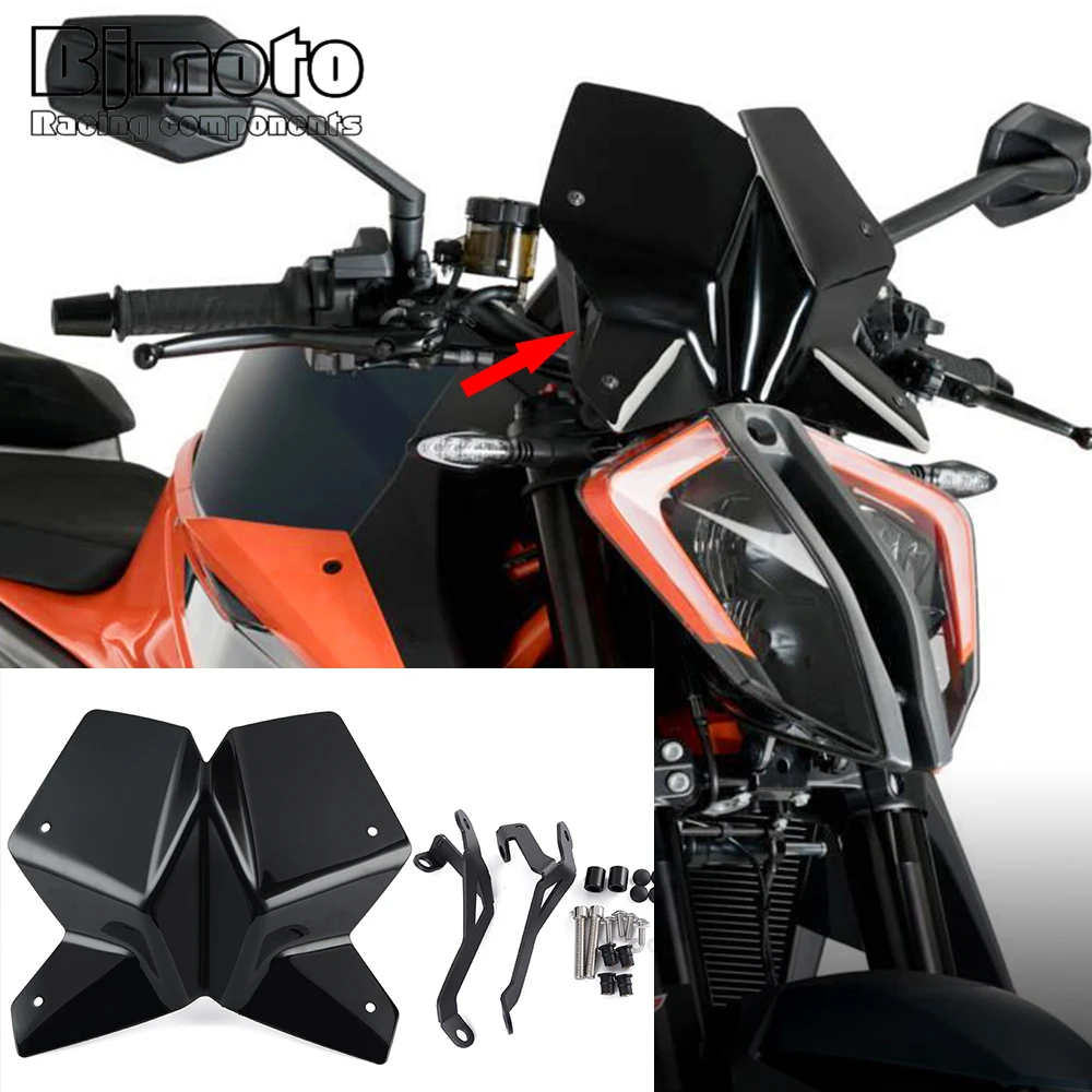 

For KTM 1290 Super Duke R Windshield Windscreen Motorcycle Wind Deflector Screen 1290R SuperDuke 2020 2021 2022 2023