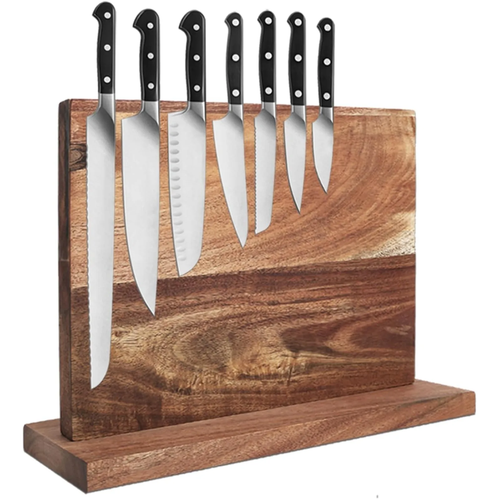 

US Magnetic Knife Block Wooden Magnetic Knife Block 17 X 13 Inches Rack Magnetic Universal