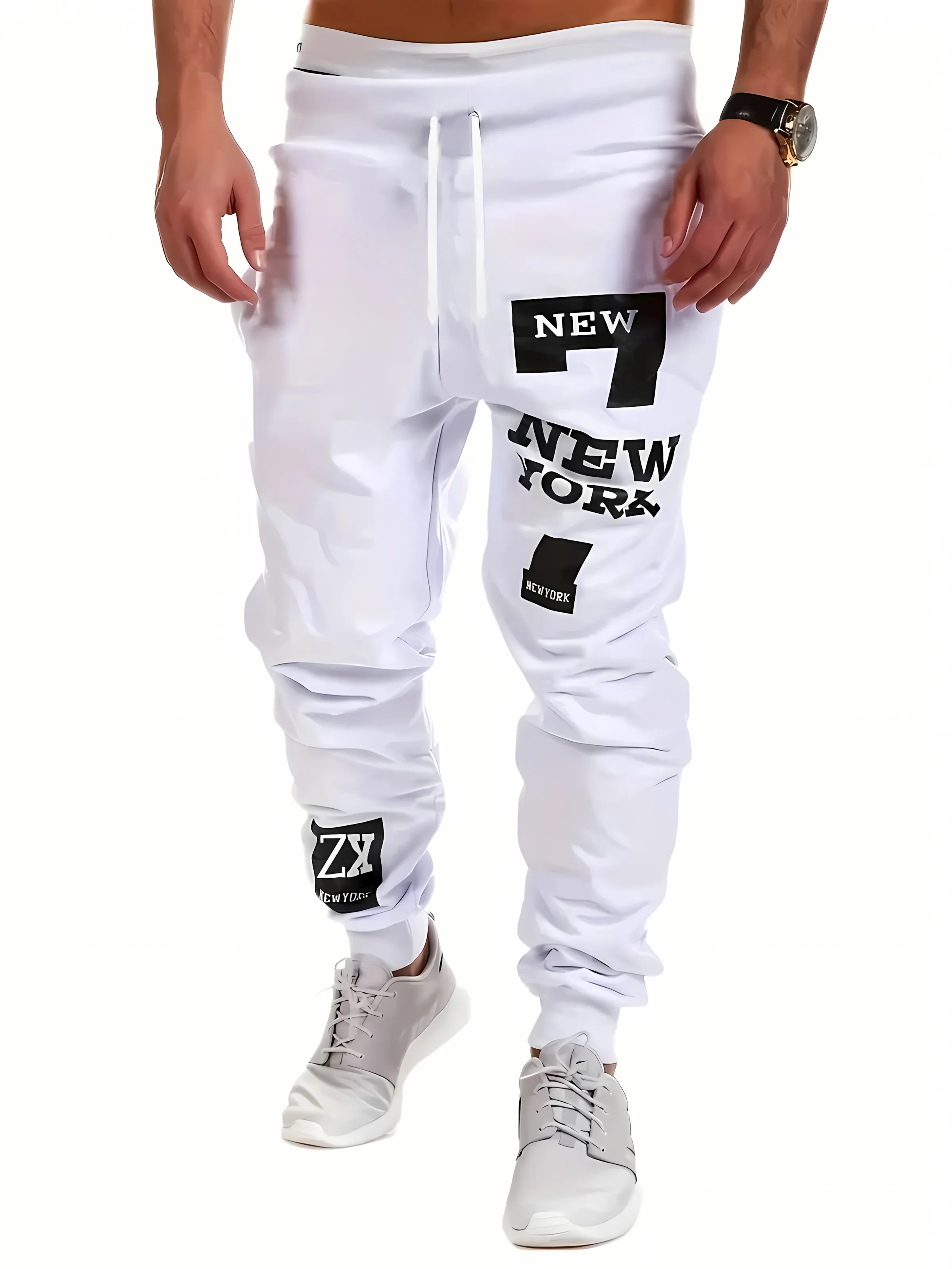 

The new men's trousers for Spring and Autumn 2025 are street casual fashionable soft and comfortable with 3D digital printing