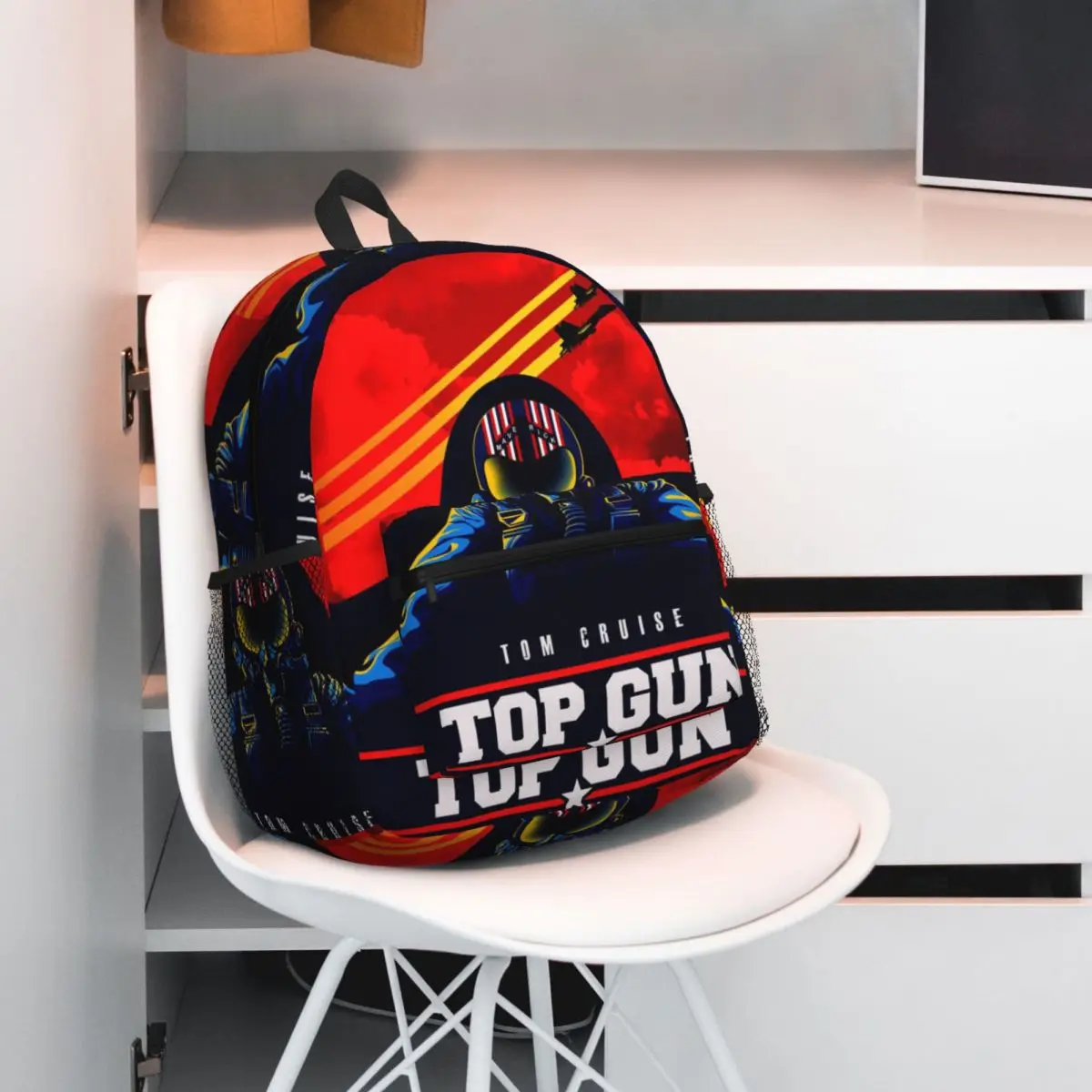 Top Gun Tom Cruise Maverick Студенческий рюкзак Школьная сумка Походный дорожный рюкзак для мужчин и женщин Модная сумка для книг Сумки на плечо