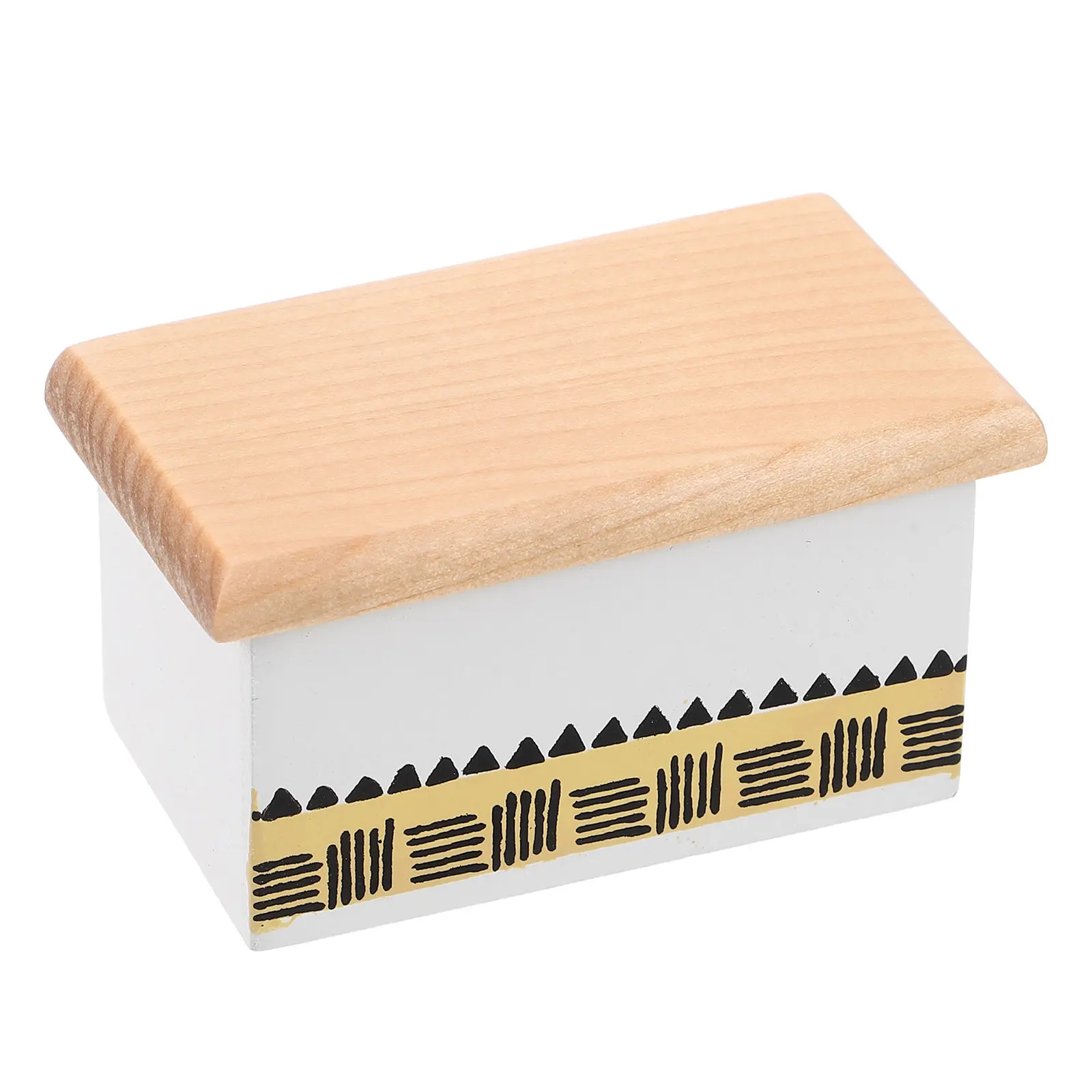 

Миниатюрная деревянная шкатулка в масштабе 1:12, декор для кукольного домика, ручная работа, реалистичная детализация, мини-хранилище для DIY-сцен