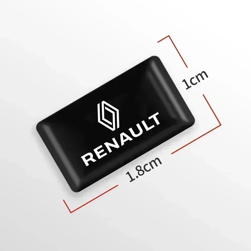 10pcs Car Styling 3D Small Emblem Badge Stickers For Renault DACIA Scenic Loguna Twingo Symbol Fluence Espace Clio Accessories view 6