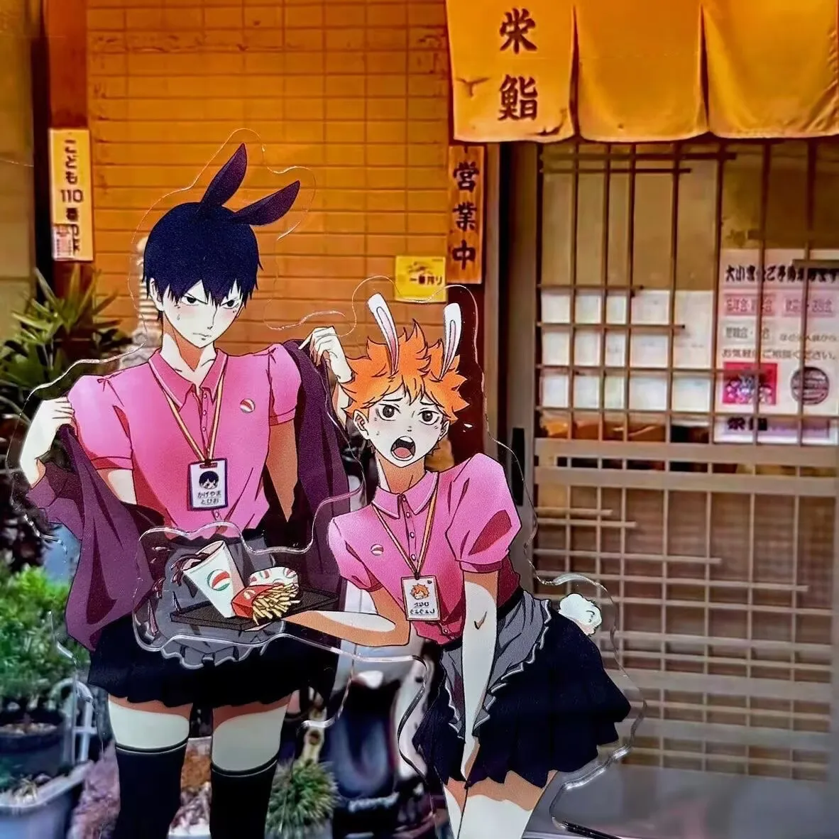 

【Новый продукт 】 «Haikyuu!!» Стоячая вывеска, периферийная акриловая стоячая вывеска серии клиента, украшение рабочего стола