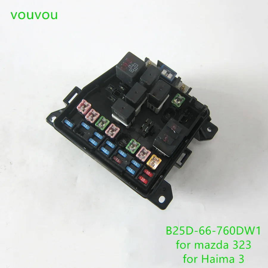 Car accessories instrument panel  main fuse block B25D-66-760D for Mazda 323 BJ 1998-2006 Premacy 1999-2006 Haima 3 2007-2011