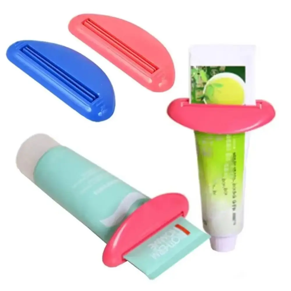 2/4Pcs Durable Multifunctional Toothpaste Squeezer Manual Plastic Toothpaste Dispenser Holder Squeezing Clamp Facial Cleanser