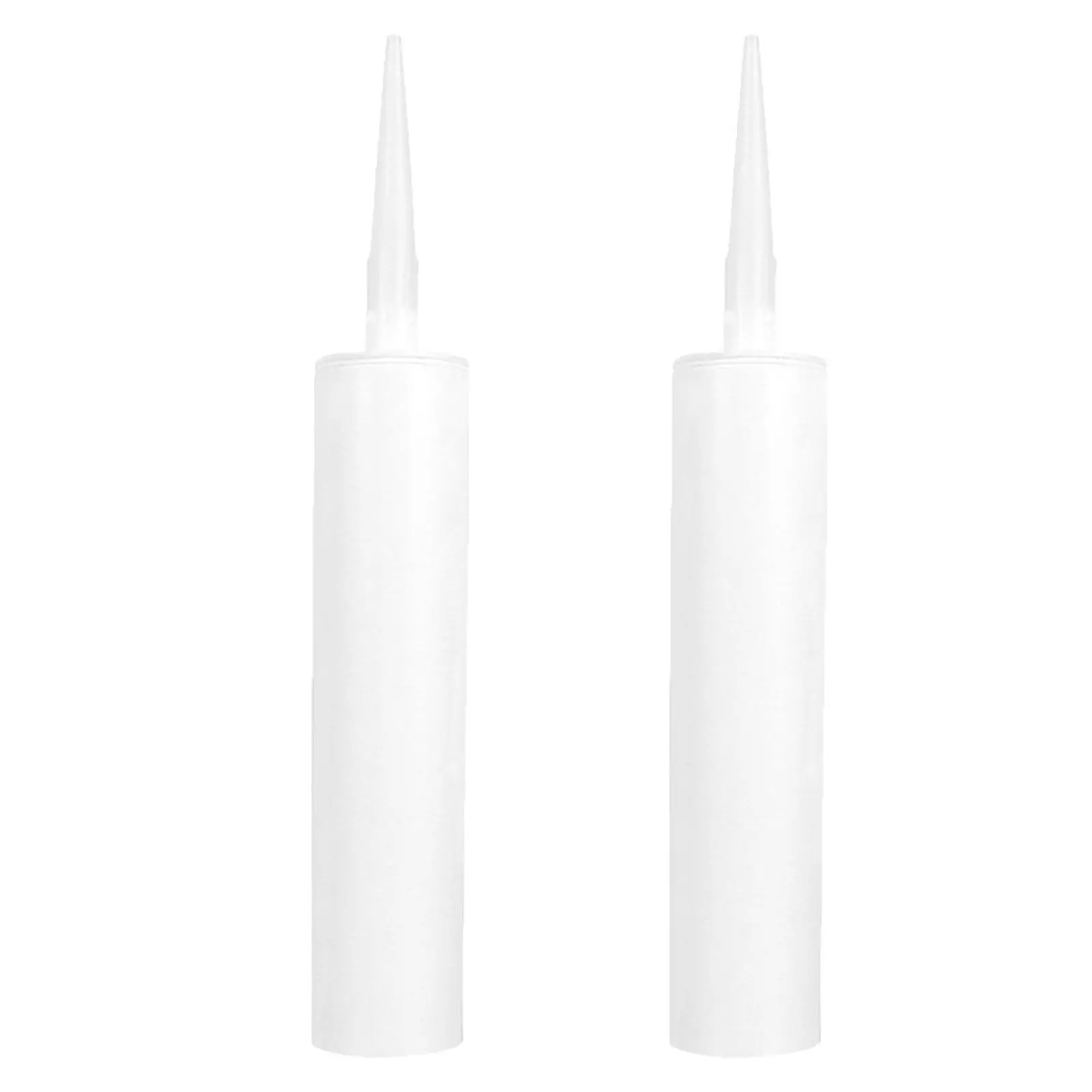 

2pcs Empty Caulking Tubes Reusable Fillable Sealant Tubes For Latex Epoxy Grouting Tile Cracks Repairing Squeeze Pipes