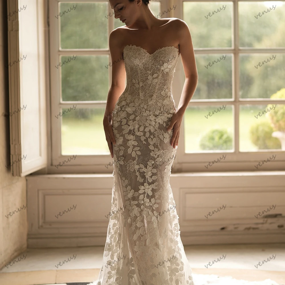 

Pretty Wedding Dresses Gorgeous Bridal Gowns Lace Appliques Exquisite Robes For Formal Party Vestidos De Novia Customized 2025