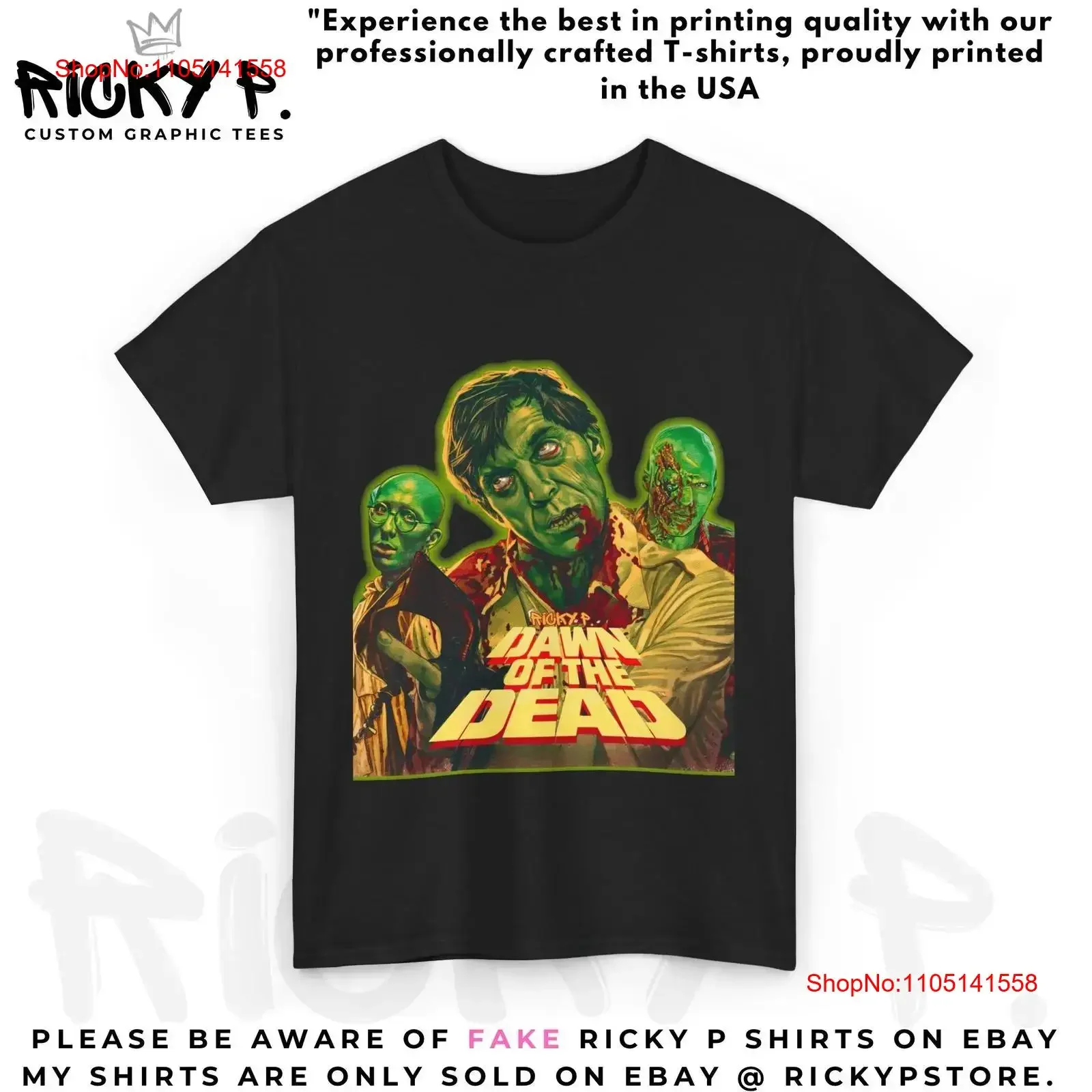 Dawn of the Dead 1978 George A Romero T-Shirt, schwere Baumwolle, Vintage-Stil, gewaschen, lässig, weich, bequem, atmungsaktiv, leicht