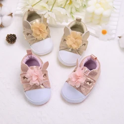 Fashion cute unicorn baby shoes baby girl, comfortable light non-slip soft sneakers, indoor and outdoor party, spring and autumn