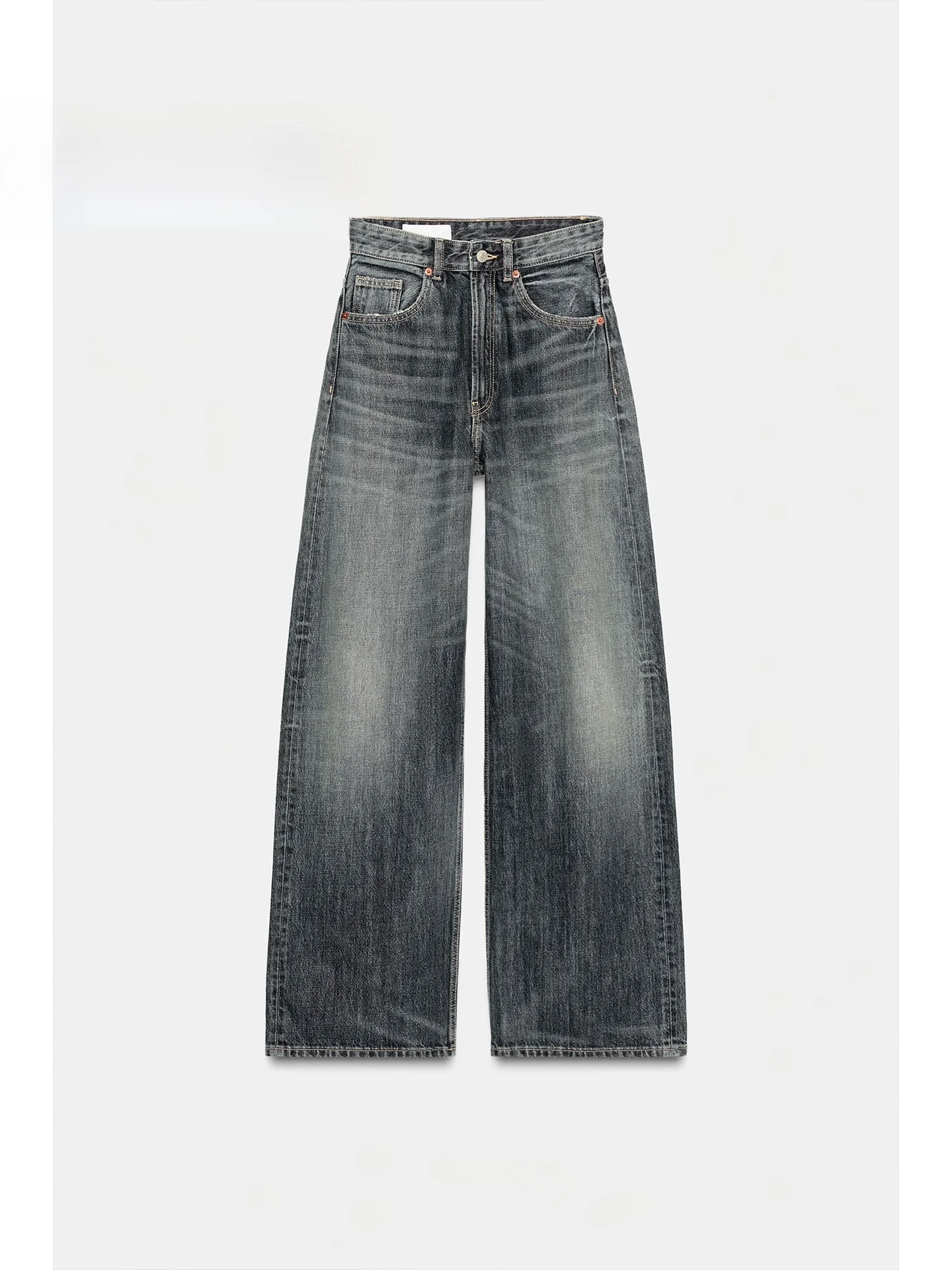 Cintura alta ultra larga perna jeans feminino solto ajuste facionable confortável emagrecimento alta elástica casual sle outono inverno