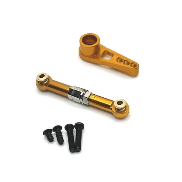 SCY 16101 16102 16103 16104 16201 Metal 25T Servo Arm Servo Horn Steering Servo Link Rod 1/16 RC Car Upgrade Parts Accessories