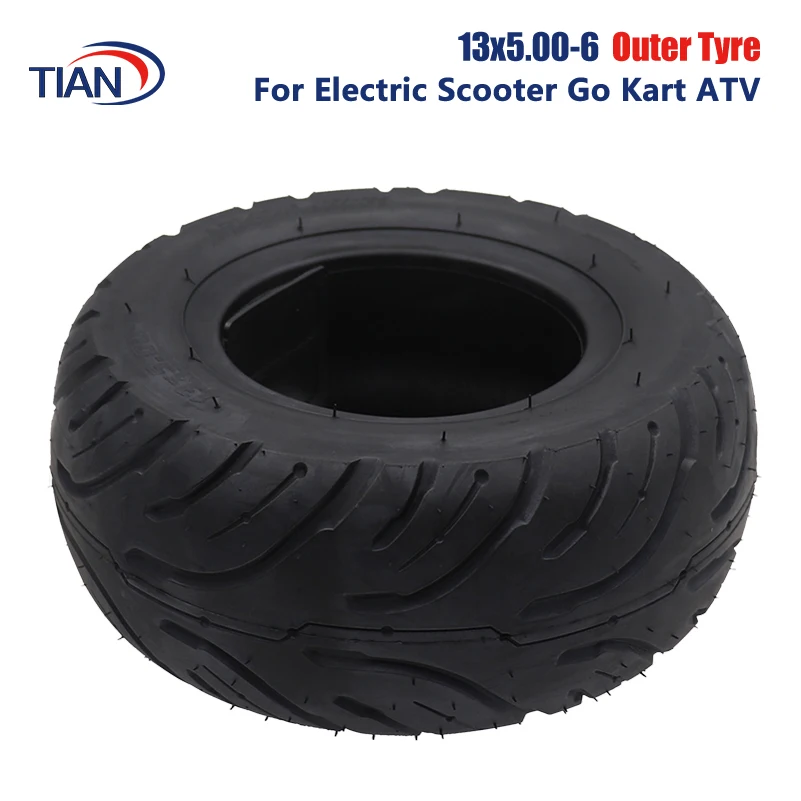 Good Quality 13x5.00-6 Inch Rubber Tires for Folding Bikes Scooters ATV Four Wheeled Off-Road Vehicles