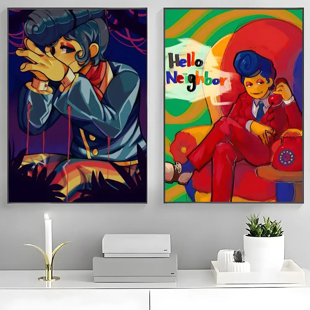 W-Welcome Home Wally Darling Poster Poster Stickers Painting Mural HD Wall Decals for Bedroom Living Room Home Self-Adhesive