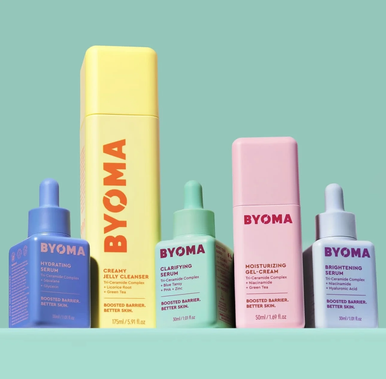 Original BYOMA Phyto-Mucin Glow Serum Boost Barrier Gentle Better Essence Skincare Hydrating Recover Oil Moisturizing Gel-Cream