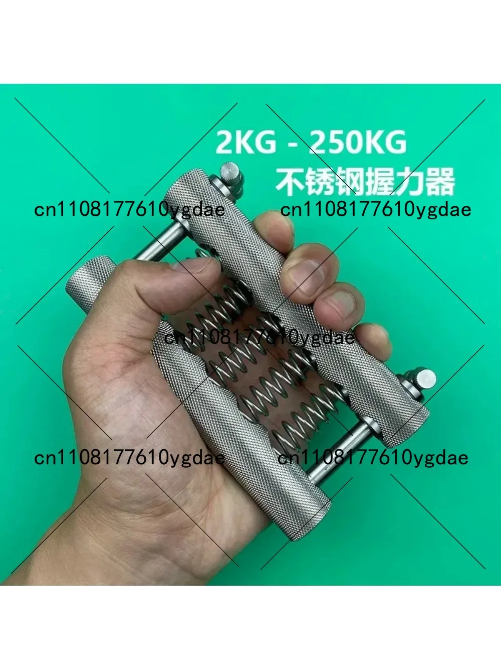 Heavy Duty Adjustable Hand Grip Strength Trainer for Finger & Forearm Exercise