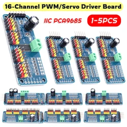 PCA9685 Driver Module IIC Interface 16 Channel 12-Bit PWM Servo Motor Driver Board Controller for Arduino Robot/ Raspberry Pi