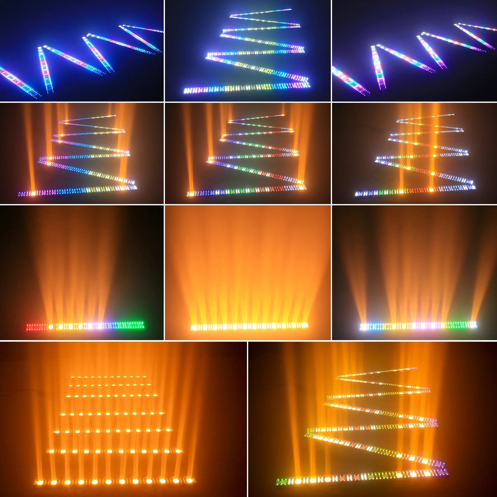 1/2/4 قطعة 12 المصابيح RGB شعاع الجدار غسالة ضوء 150 واط المرحلة تأثير الإضاءة DMX تظهر أضواء ل ديسكو حفلة موسيقية مسرح بار نادي #3