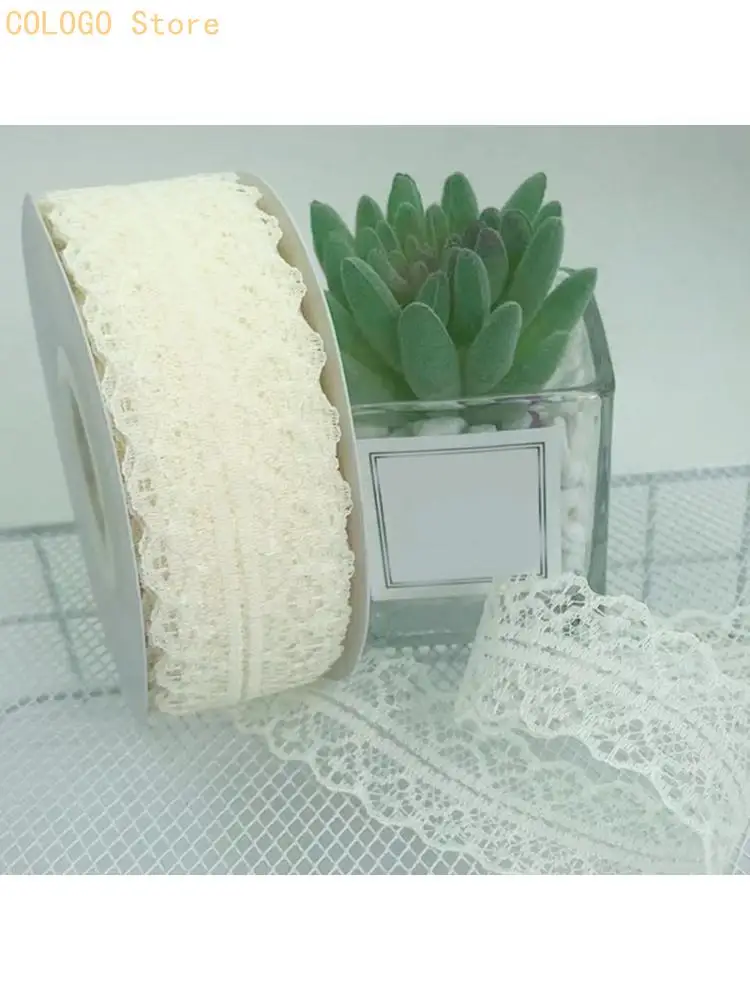 Fabric Laces Ribbon Trim for Decors Garment Edging and Decorative Craft D0LD
