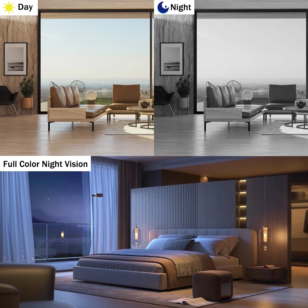 E27 Bulb Camera 10X Zoom 4K 8MP Auto Tracking Indoor Monitor Dual Lens Surveillance Security Protection WiFi Camera IPC360 Home