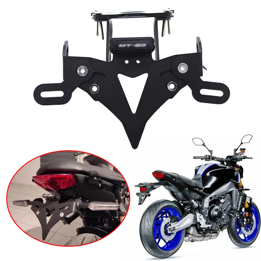

Fit For YAMAHA MT-09 MT 09 MT09 2021-2022 Motorcycle CNC Accessories License Plate Holder Fender Eliminator Registration Bracket