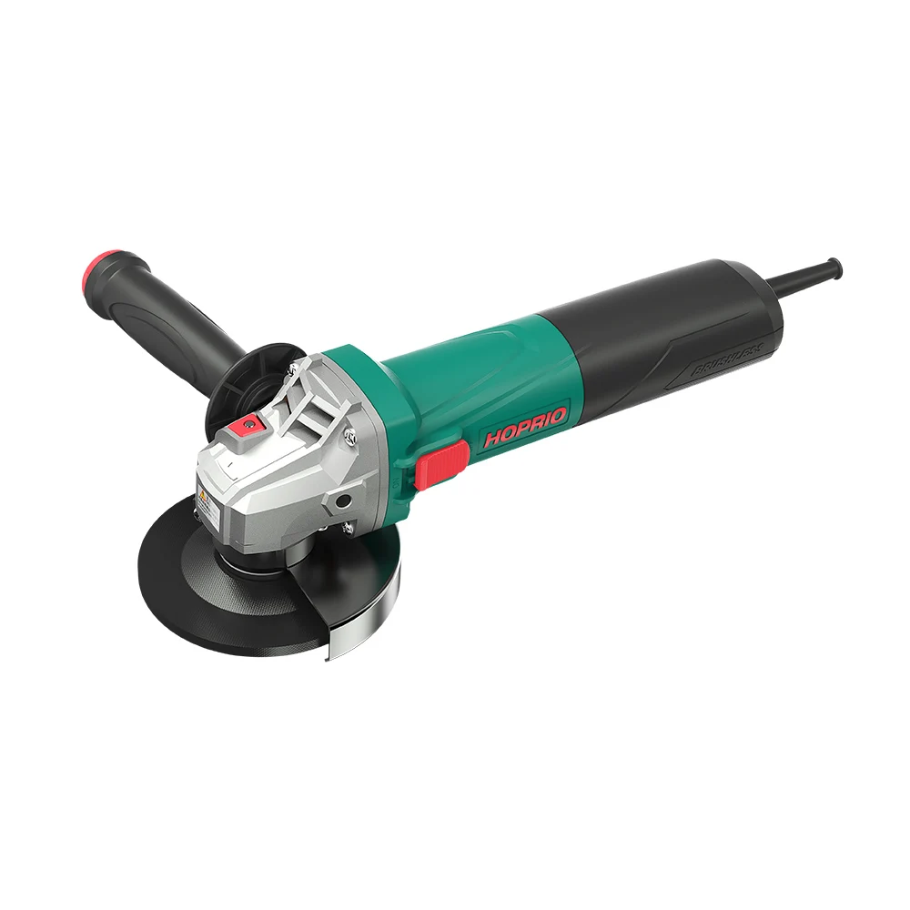 HOPRIO Industry First High Quality 5'' 1250W 125mm Variable Speed AC Brushless Motor Machine Angle Grinder