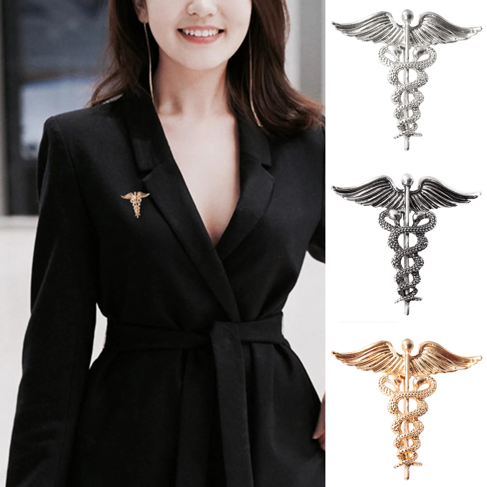 Women's   Pin Brooches Pendants 2-in-1 - Women Girls Biker Jewelry - 2 Inch  Suit Coat Breastpin For Women Men's Accessories