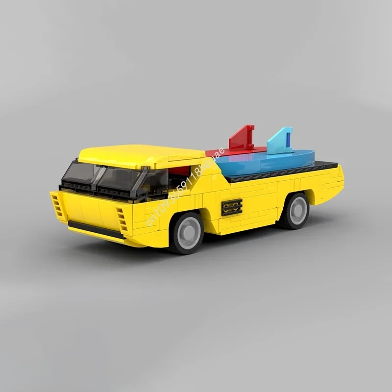 

328 шт. MOC Dodge Deora City Champions, модель строительных блоков, архитектура, креативные игрушки, идея, образовательный кирпич, рождественские подарки для детей