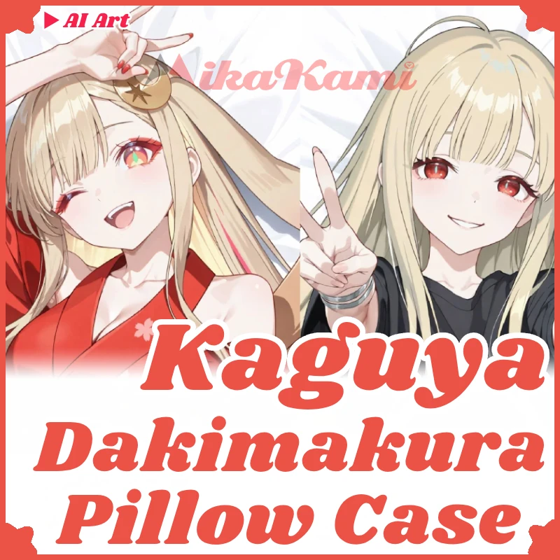 Kaguya Dakimakura Cosmic Princess Kaguya Pillowcase Full Body Hugging Pillow Case Cushion Cover Home Bedding Decor Gift Xmas SHM