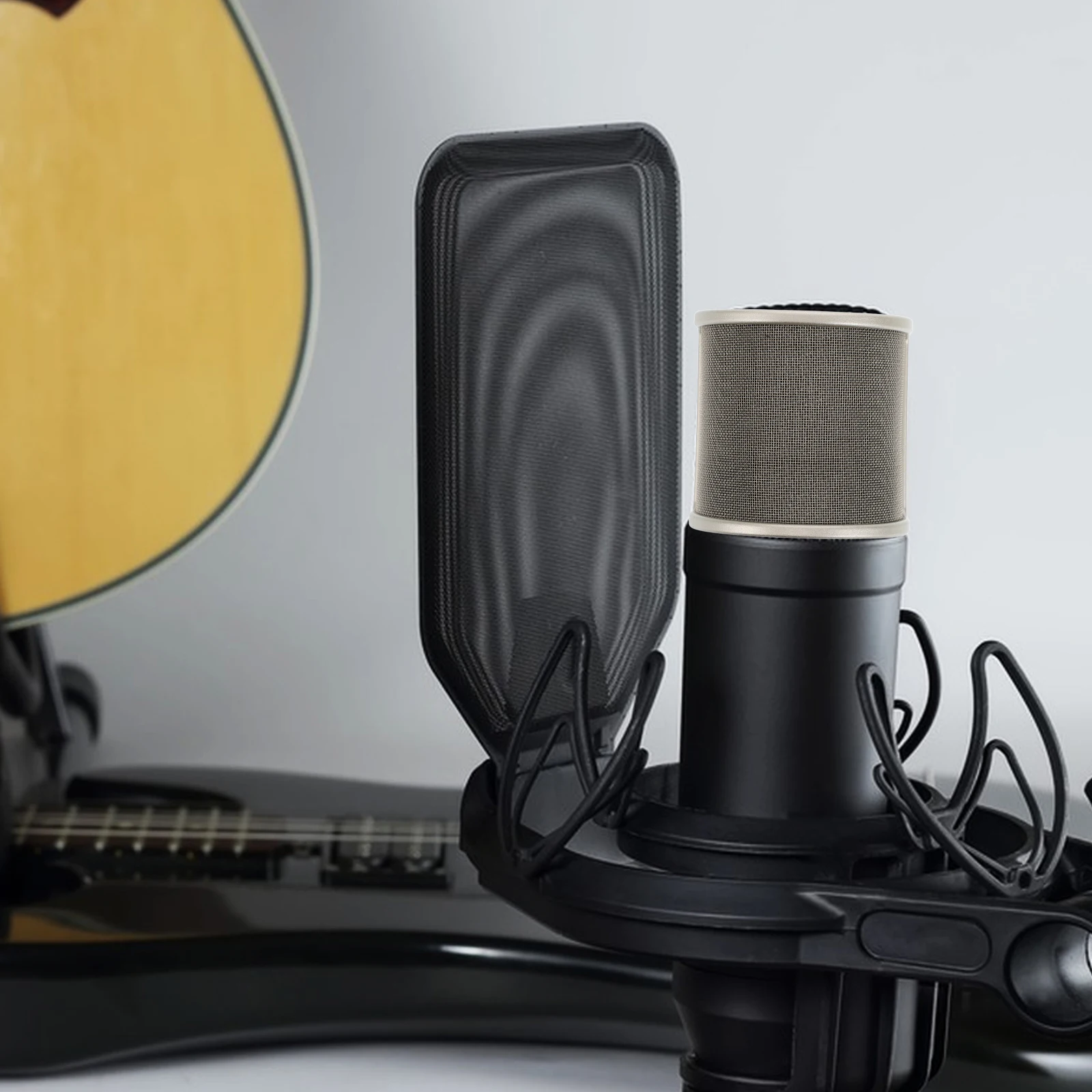 

Recording Microphone Handheld Pop Filter Shield Mask Accessories Cotton Isolation Supplies Windscreen