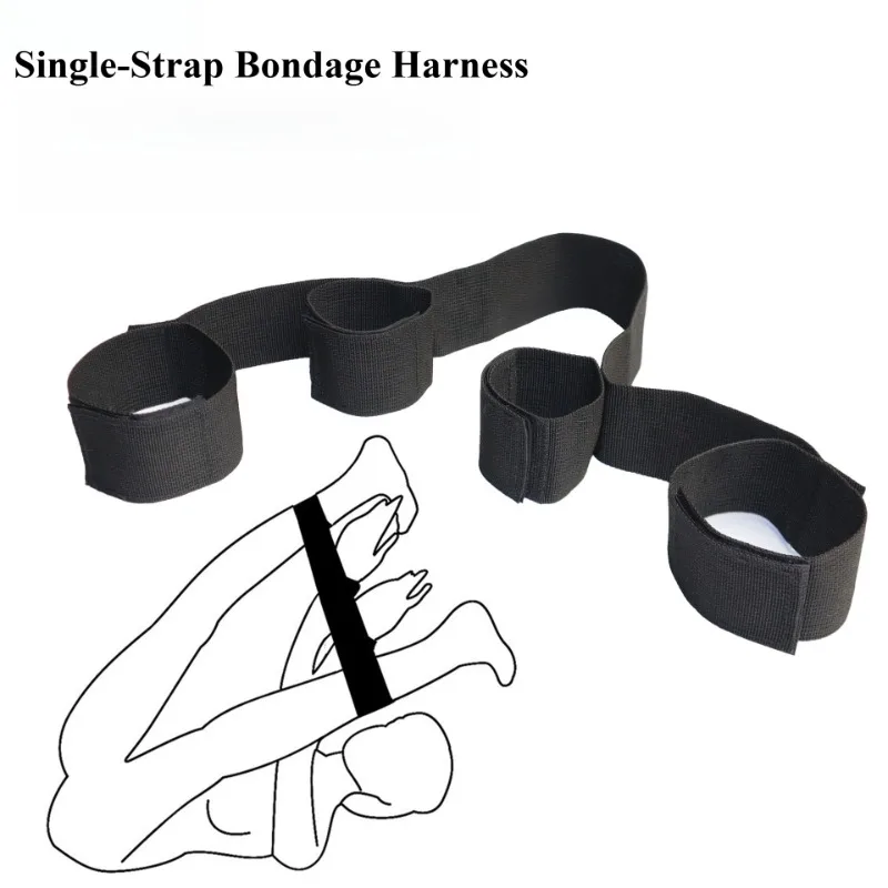 SM عبودية ضبط النفس الأشرطة كلمة واحدة نمط الإناث الرقيق الساق مفرشة الكبار لعبة الجنس بديل ملزمة أصفاد الخلخال BDSM