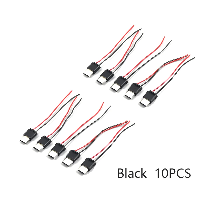 1/3/5/10 Stück Typ-C Stecker mit Widerstand Kondensator Typ-C Modifizierter Stecker für Mobiltelefon Powerbank Spezialanschluss C-Port