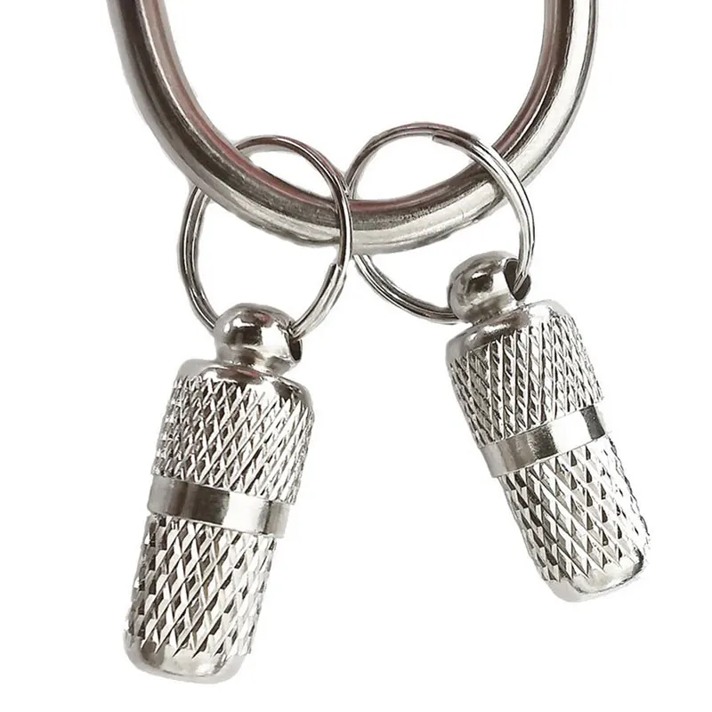 Vis en métal pour chien perdu, identification des animaux de compagnie, étiquette d'identification, collier d'étiquette, étiquette de baril, tube