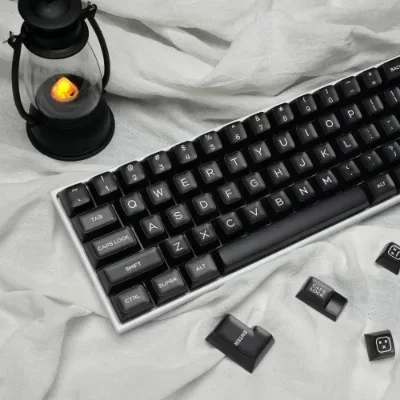 Han black jade SA sangat personalisasi moa transparan keycap 142 set lengkap Kecil