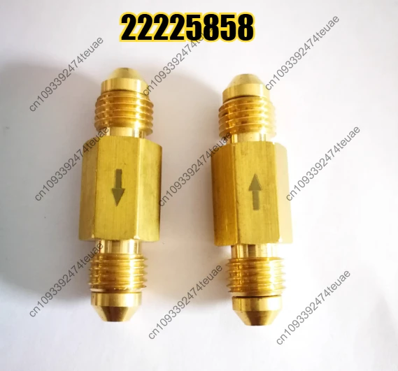 1pcs 22225858 Air Compressor Small Hole Connector Compressor Oil Return Check Valve Repair Parts