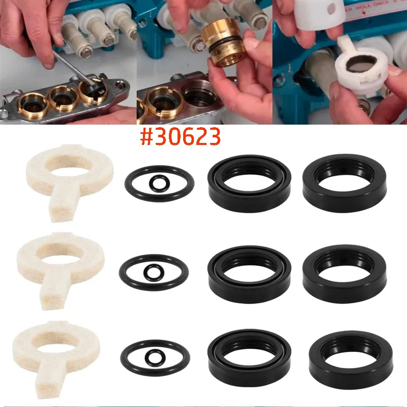 30623 Seal Kit Fit for Cat Pump Model 30, 31, 34, 35, 310, 310B, 310S, 310W, 340, 340S, 340B, 340W, 350, 350S, 350B, 350W